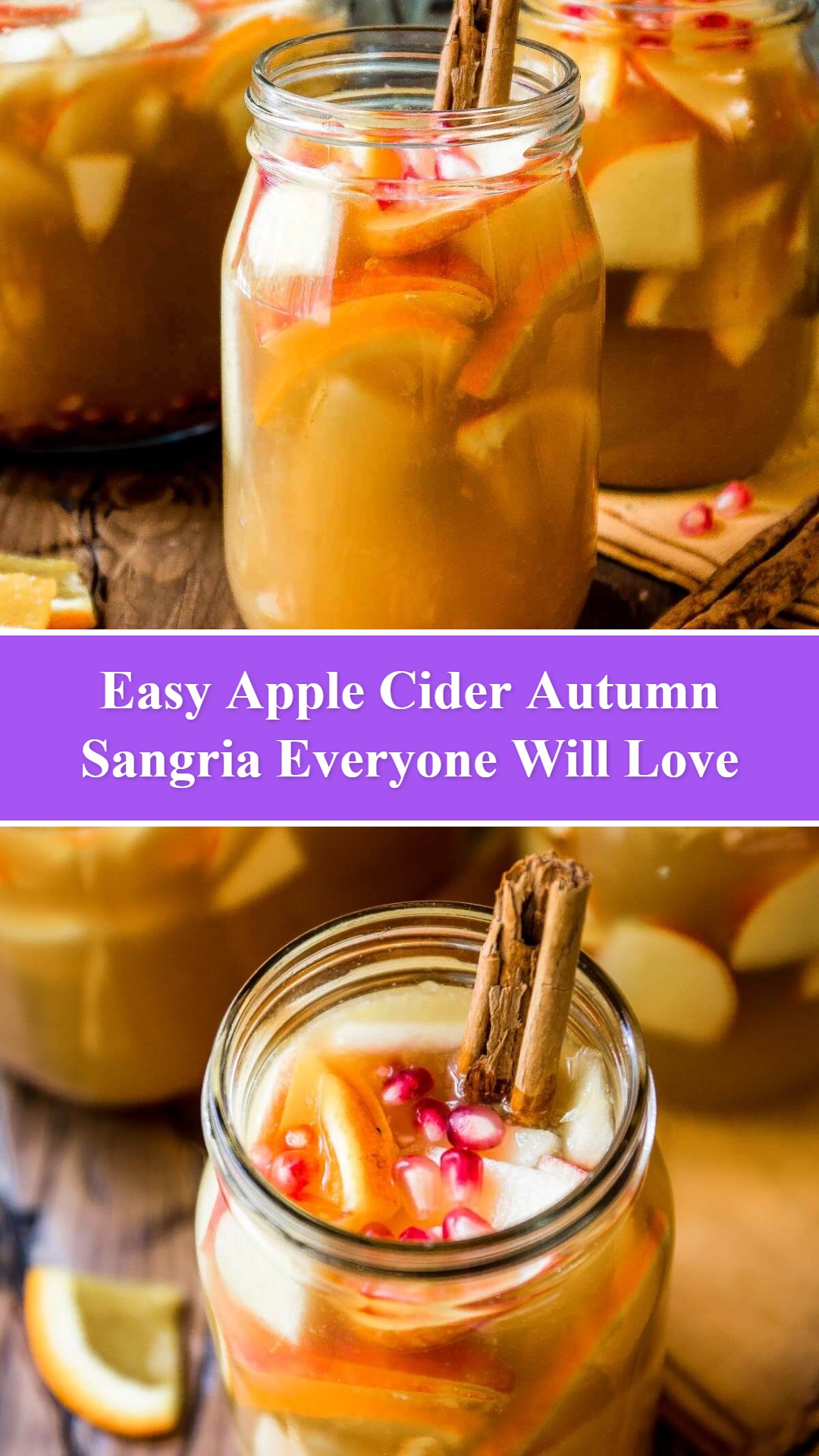 Apple Cider Autumn Sangria