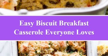 Biscuit Breakfast Casserole