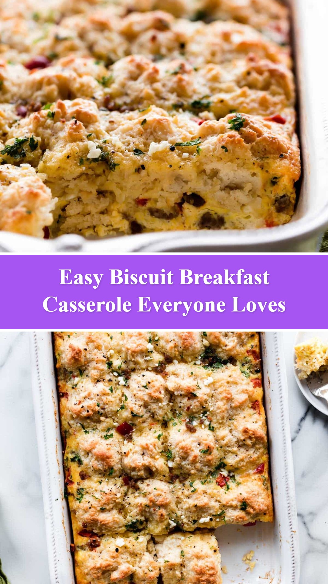 Biscuit Breakfast Casserole