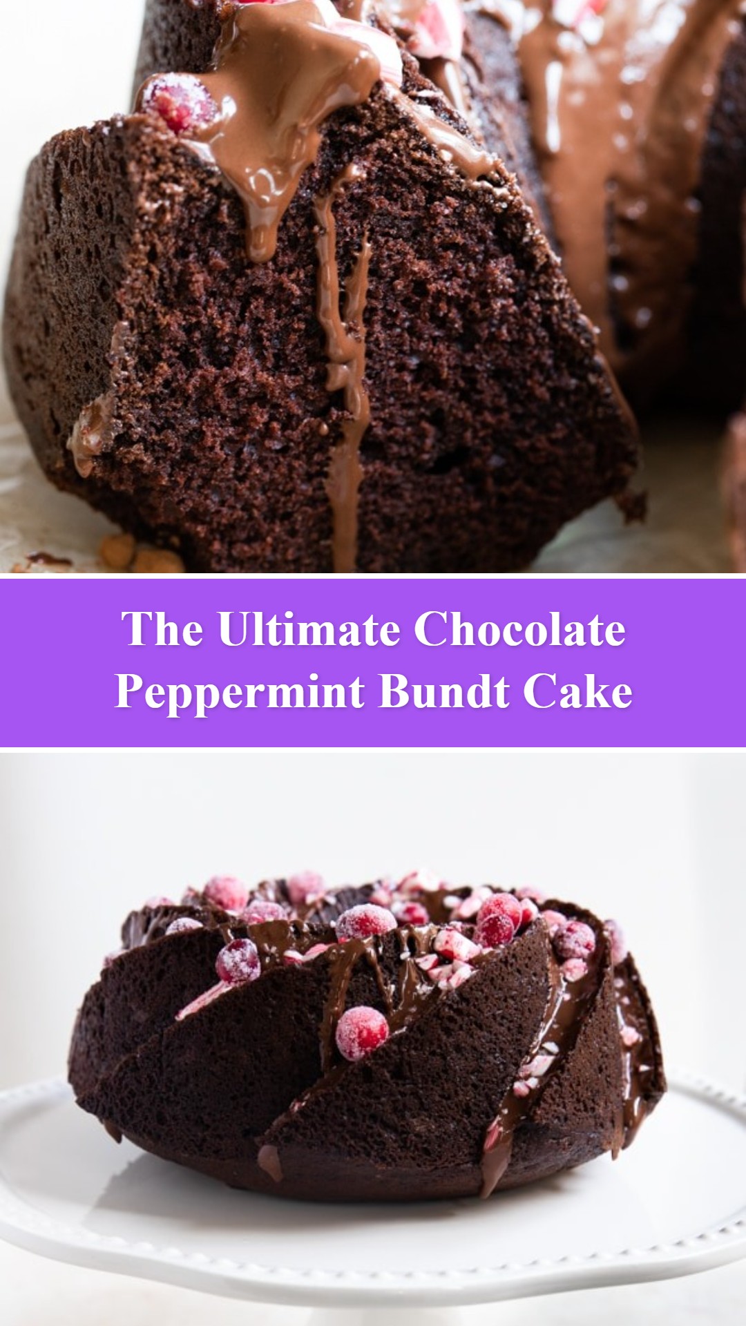 Chocolate Peppermint Bundt Cake