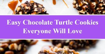 Chocolate Turtle Cookies