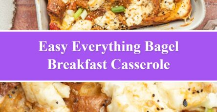 Everything Bagel Breakfast Casserole