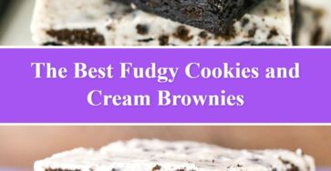 Fudgy Cookies and Cream Brownies