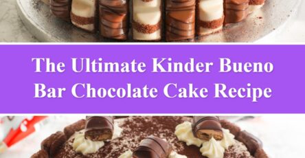 Kinder Bueno Bar Chocolate Cake Recipe