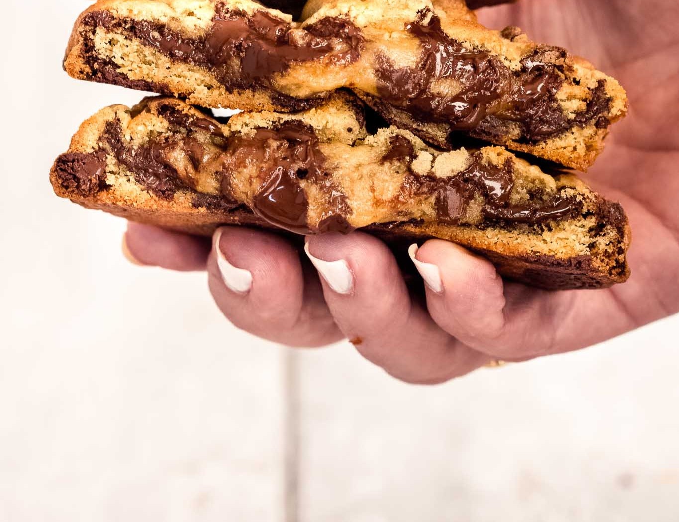 Levain-Inspired Two-Chip Chocolate Chip Cookies suggested serving