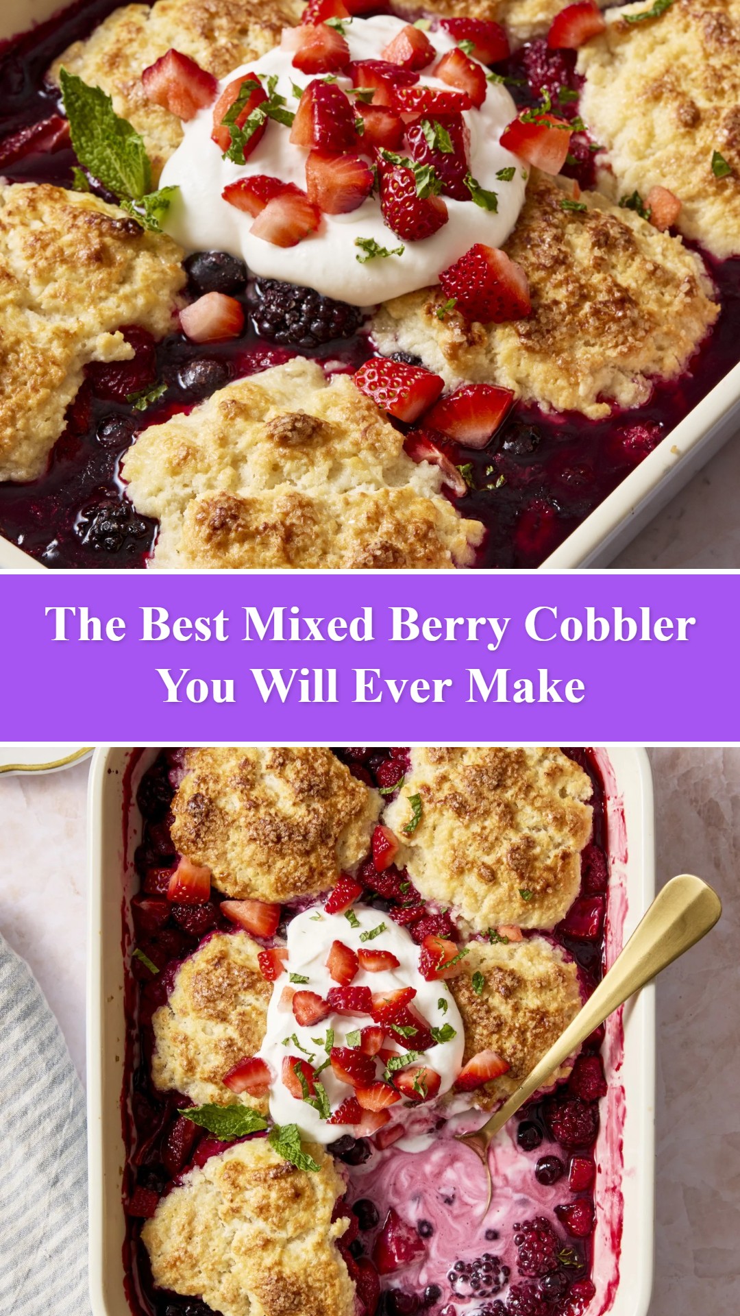 Mixed Berry Cobbler