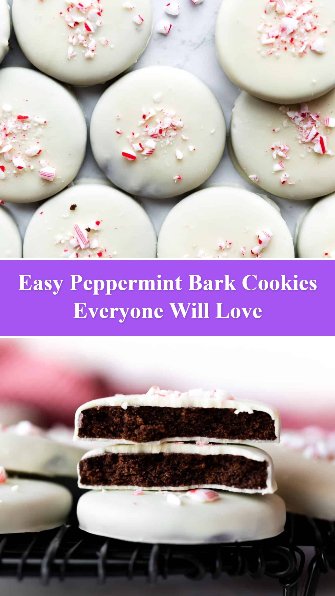 Peppermint Bark Cookies